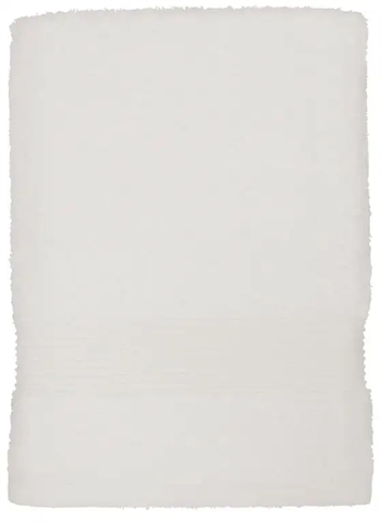 Billede af Badehåndklæde - 100% Bomulds frotté - 70x140 cm - Turiform Hvid